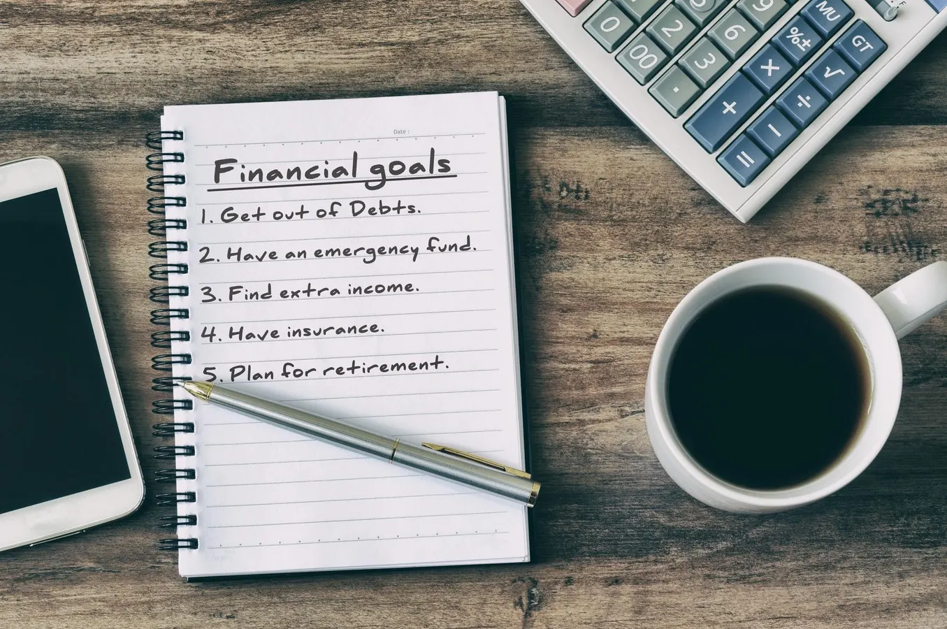 Financial planning goal setting